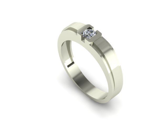 men ring 3D print model_1