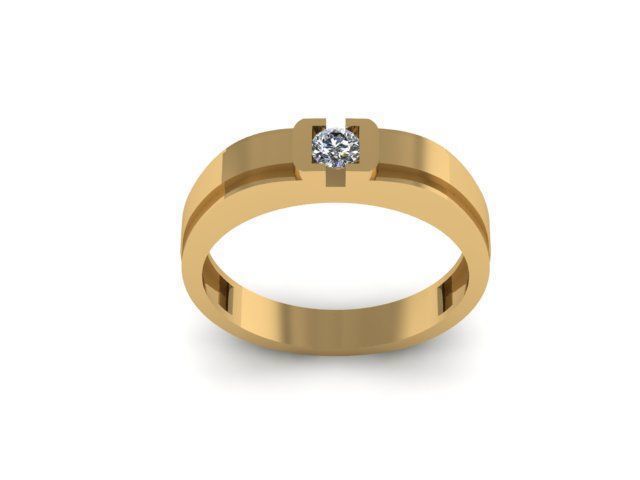 men ring 3D print model_3