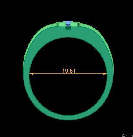 men ring 3D print model_17