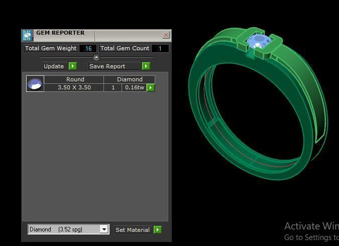 men ring 3D print model_20