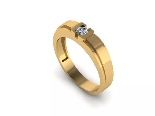 men ring 3D print model_0