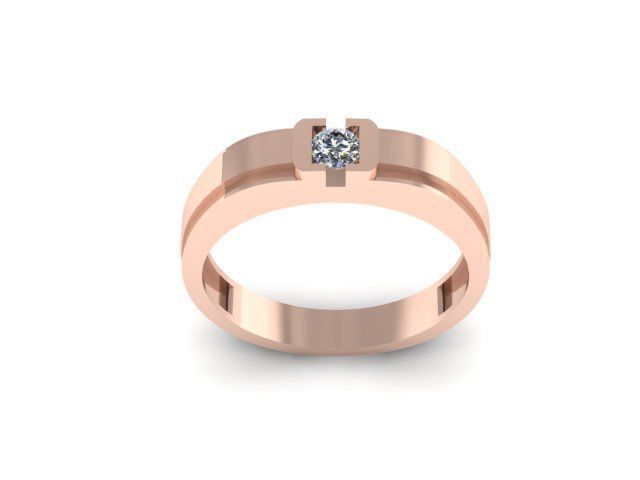 men ring 3D print model_5