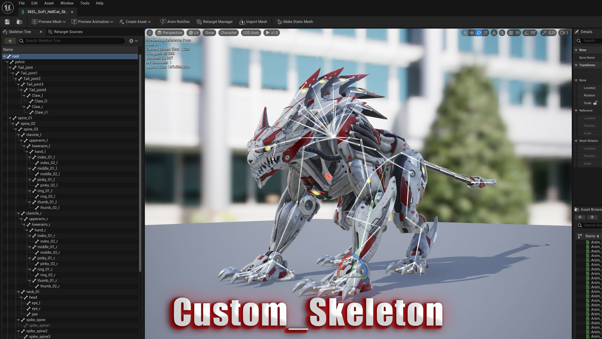 Sci-Fi HellCat Low-poly 3D model_20