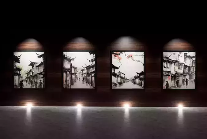 4 Old Style Japan Pictures 