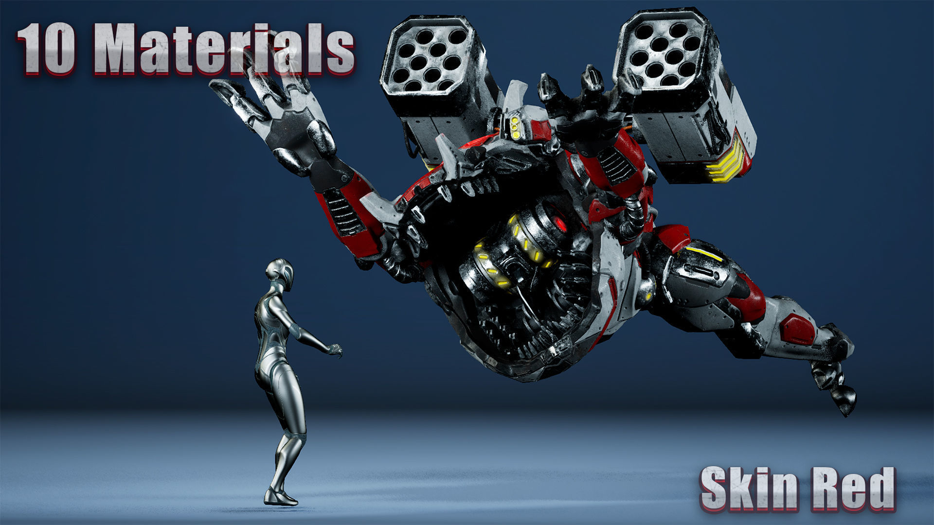 Sci-Fi Frog Low-poly 3D model_27