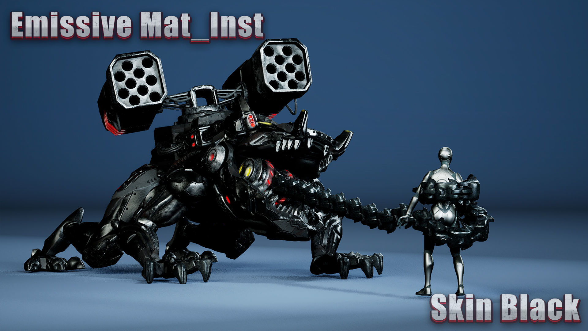 Sci-Fi Frog Low-poly 3D model_26