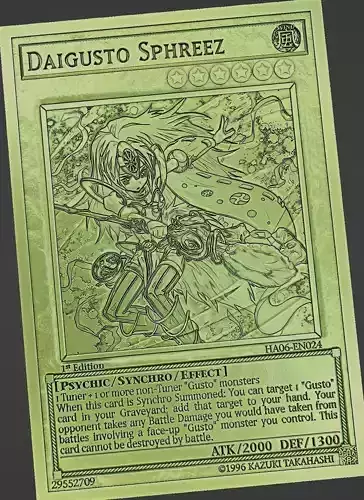 Daigusto Sphreez - yu-gi-oh