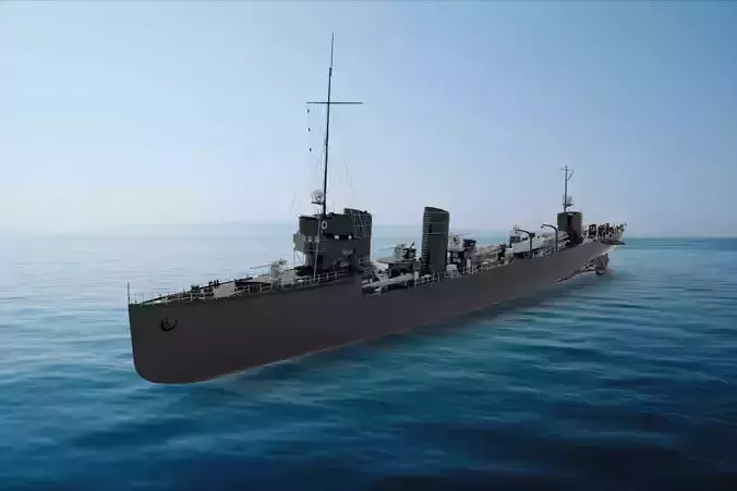 German destroyer Z1 Leberecht Maass