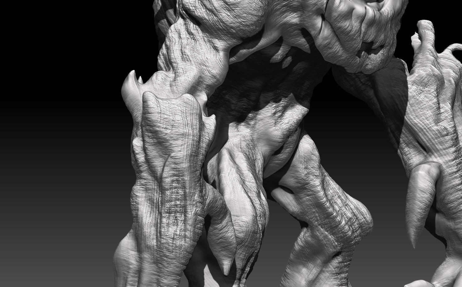 wooden cyclop monster 3D print model_1