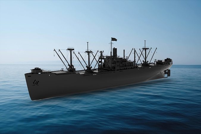  Victory ship 3D model