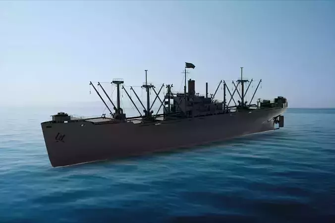 Victory ship 3D model