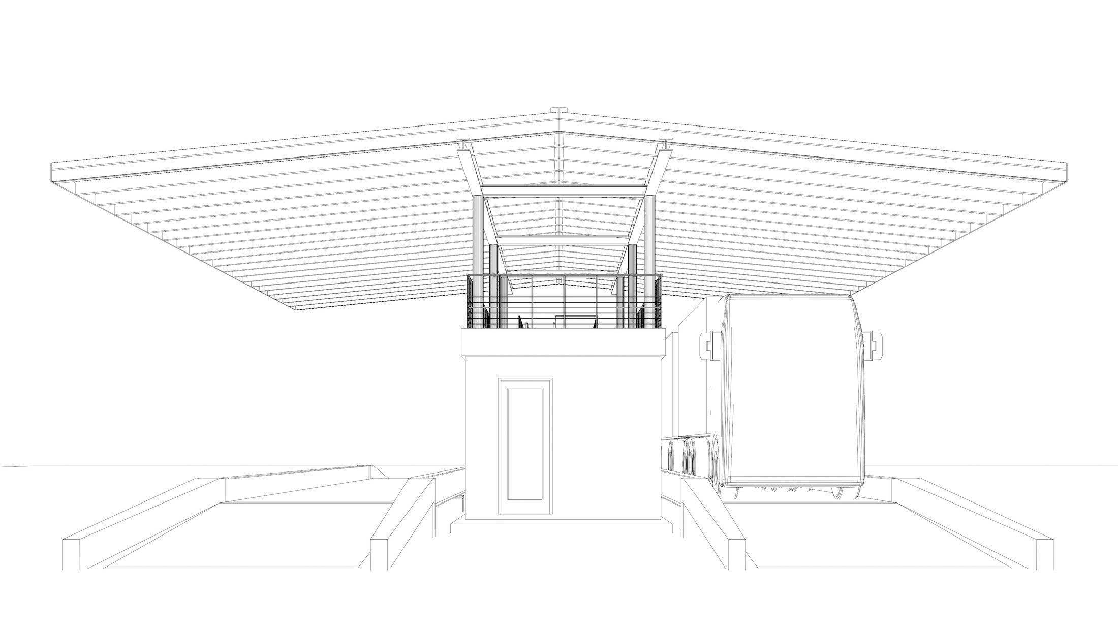 Truck weight scale station 24i15 3D model_16