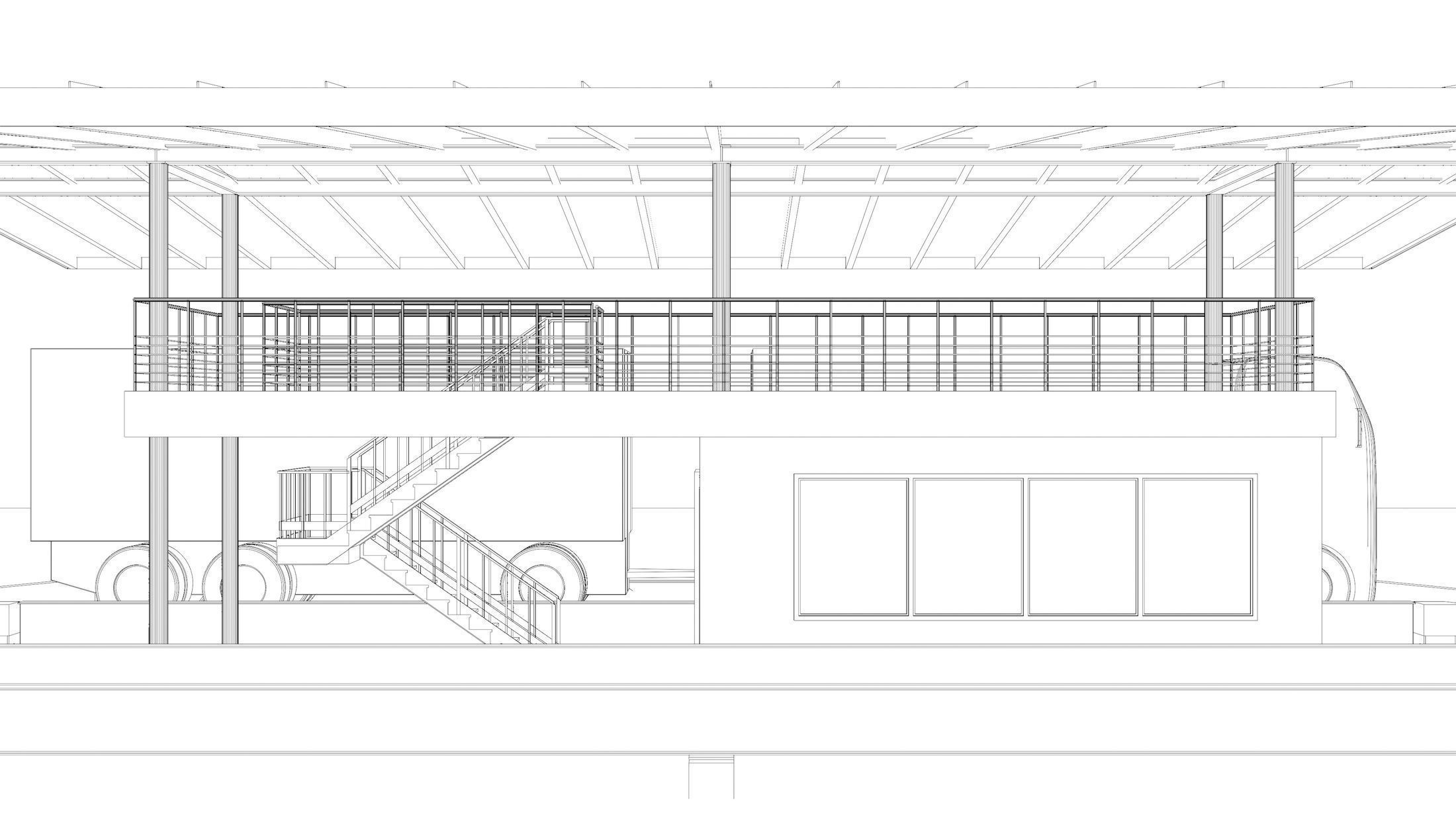 Truck weight scale station 24i15 3D model_12