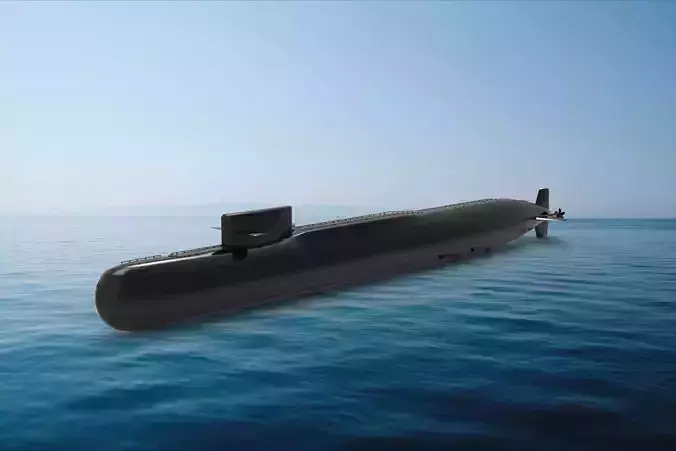  Yankee-class submarine 3D model