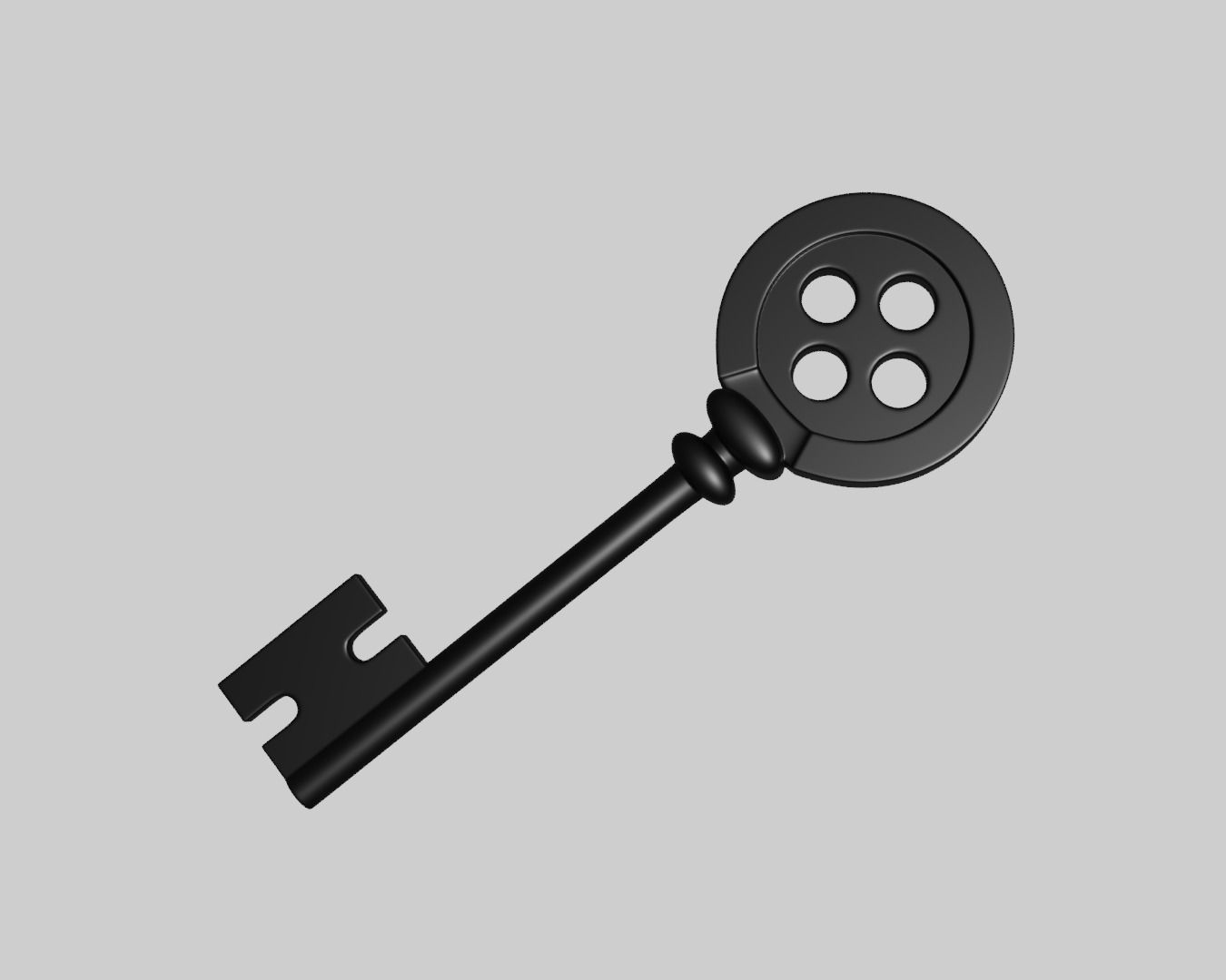 Coraline Button Key to the Other World coraline movie 3D print model_1