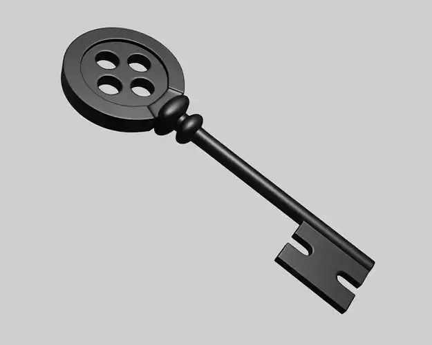Coraline Button Key to the Other World coraline movie 3D print model