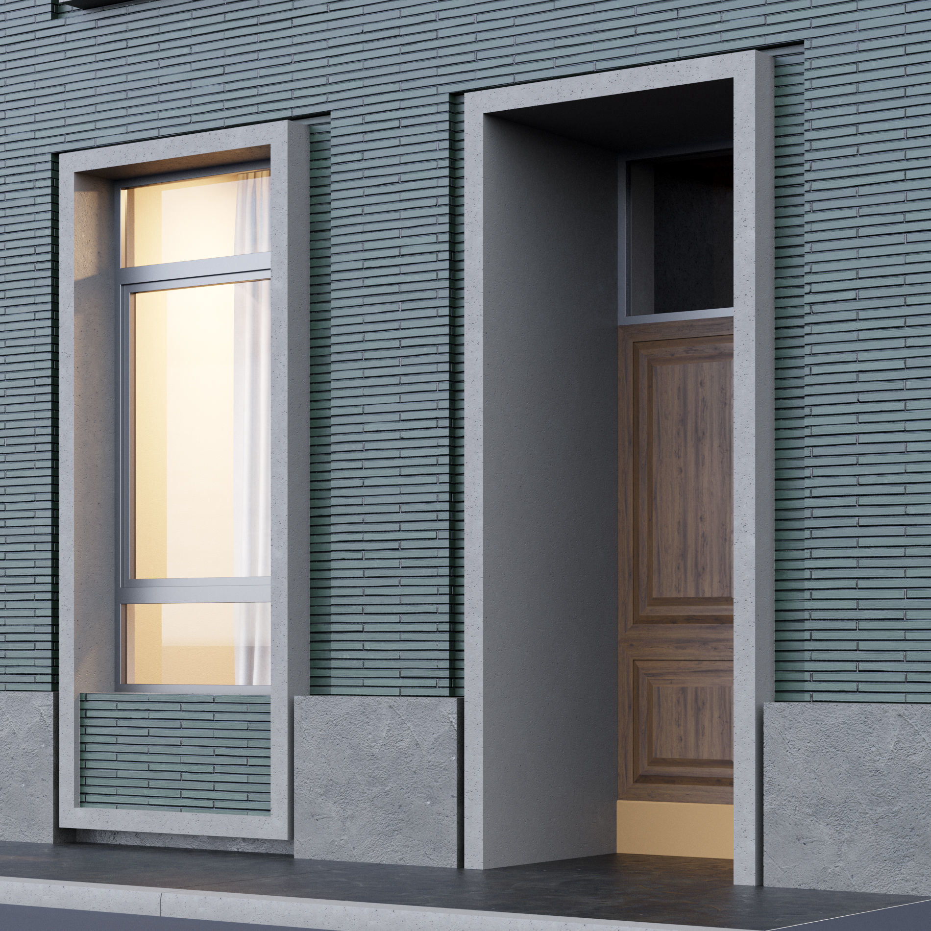 Building set 1 3D Model Collection_15