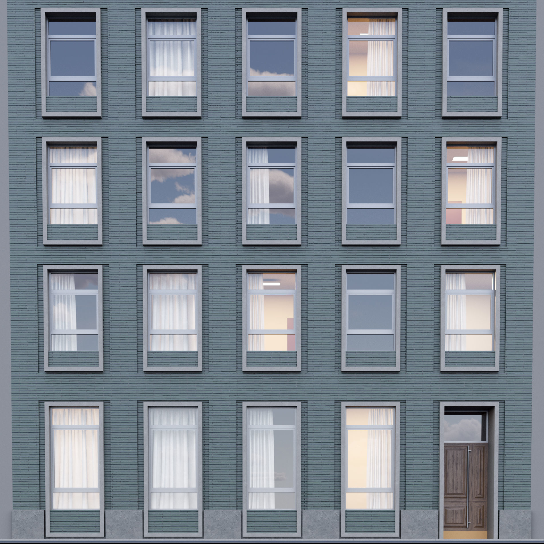 Building set 1 3D Model Collection_16