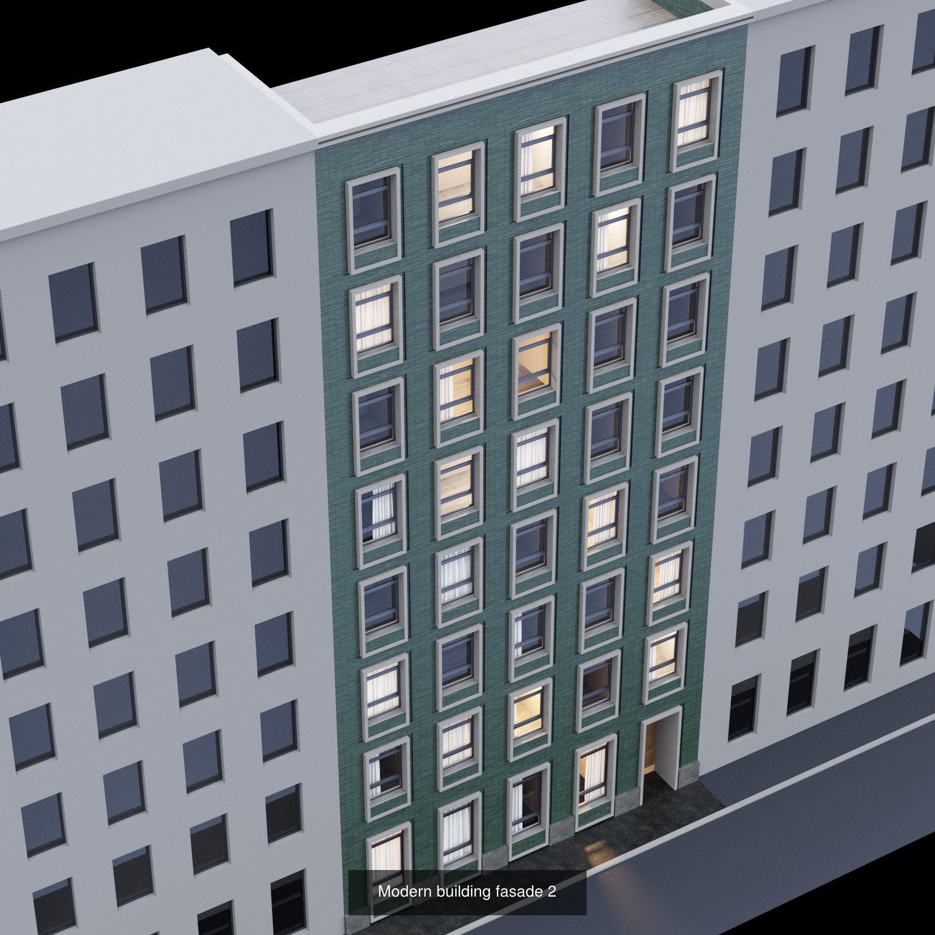 Building set 1 3D Model Collection_1