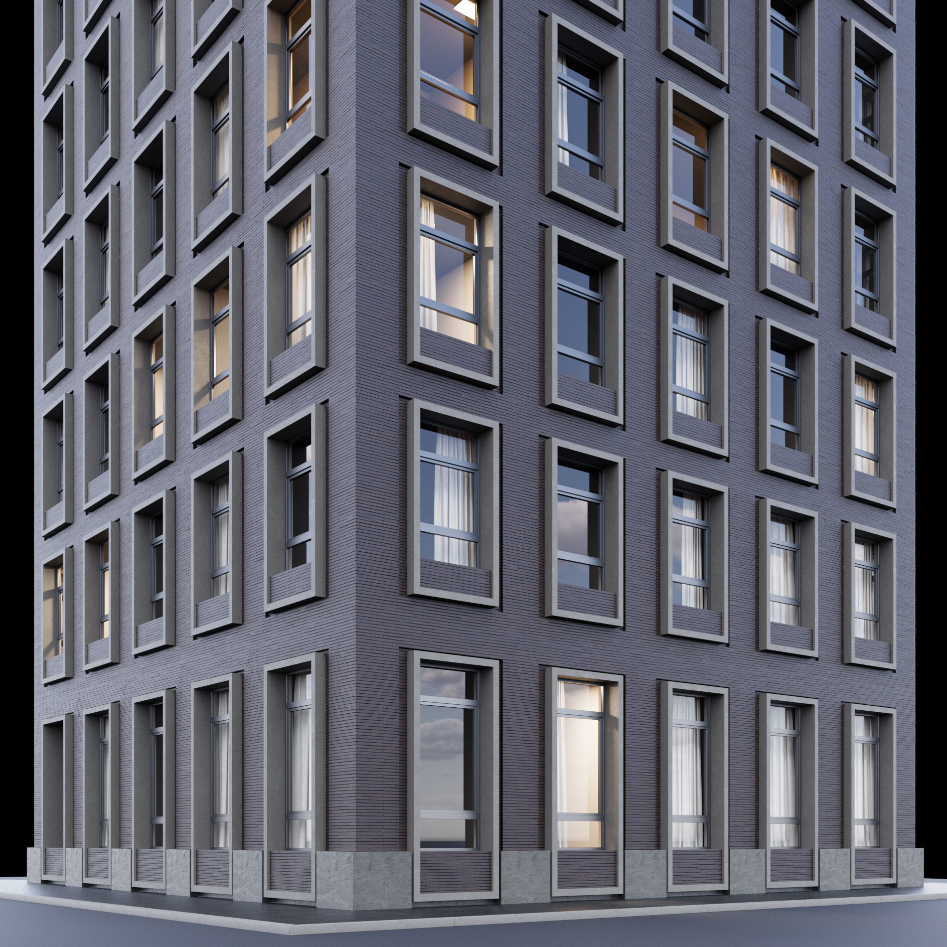 Building set 1 3D Model Collection_8