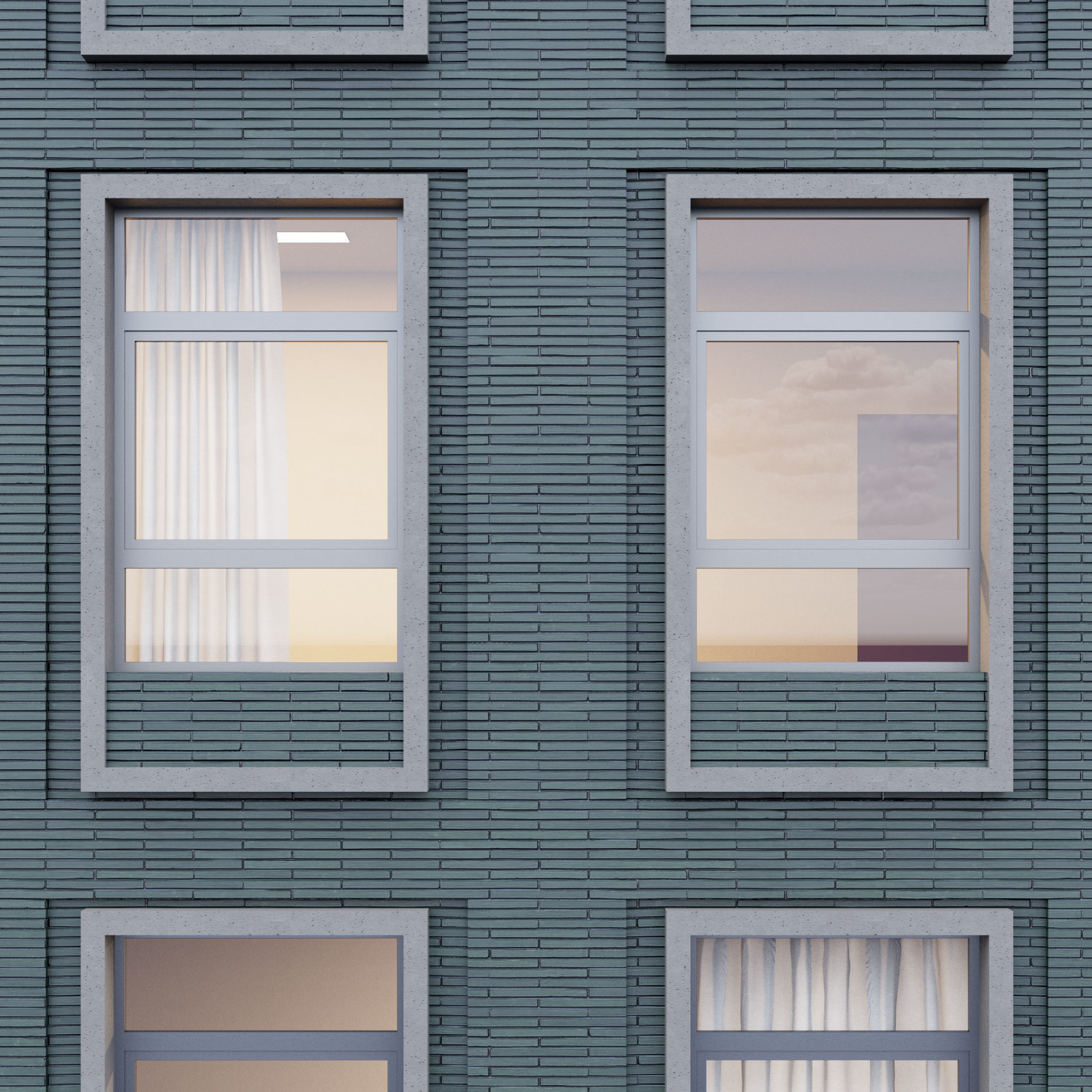 Building set 1 3D Model Collection_11