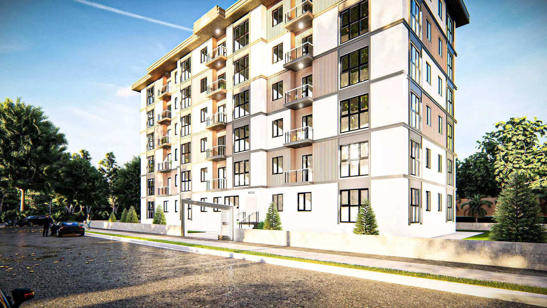 Revit Apartment Project 3D model_0