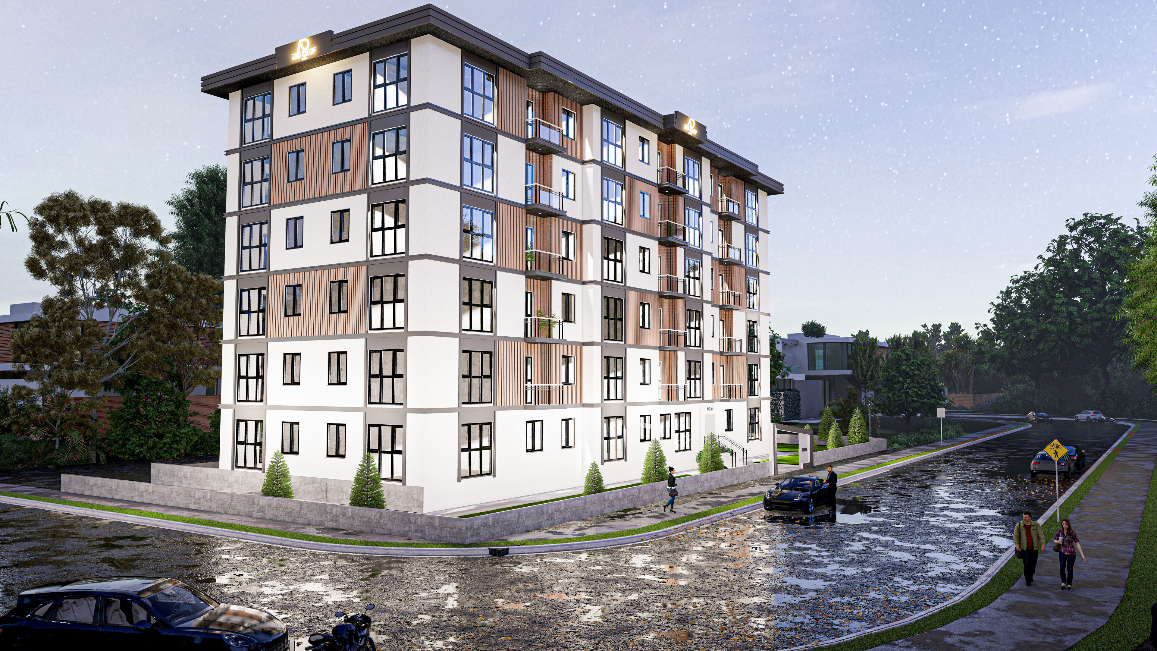 Revit Apartment Project 3D model_2