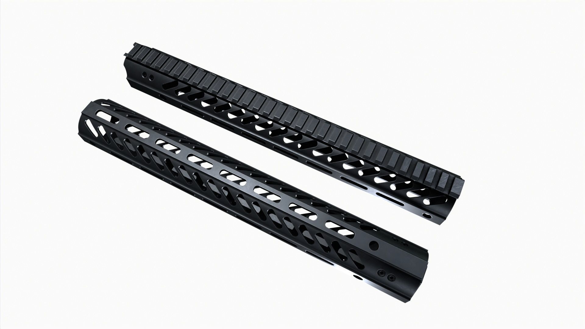 Mcsr-Rail-AR-15 Low-poly 3D model_4