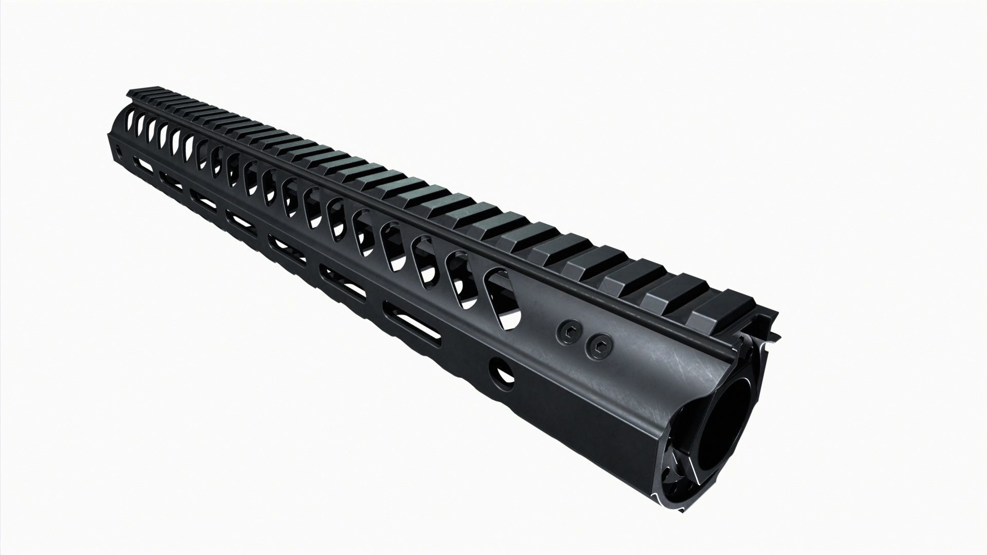 Mcsr-Rail-AR-15 Low-poly 3D model_5