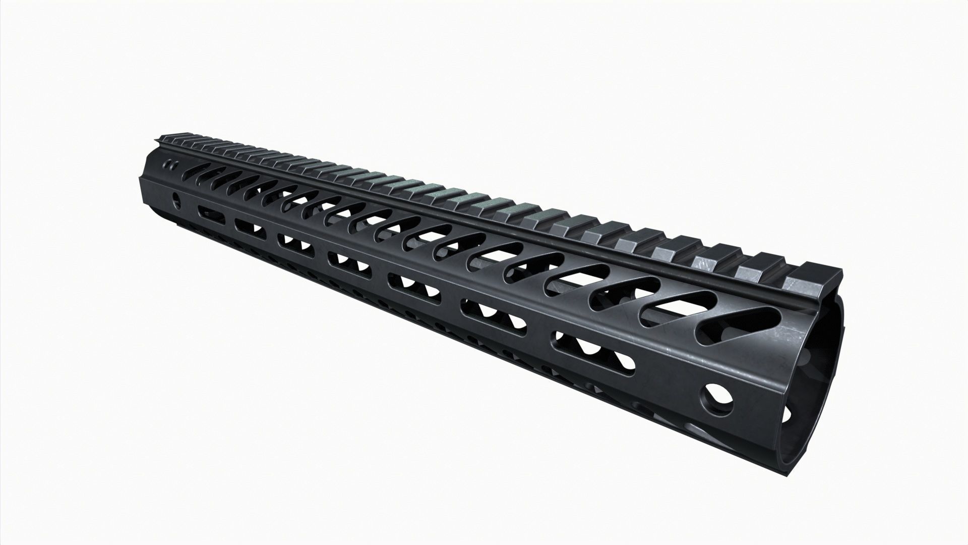 Mcsr-Rail-AR-15 Low-poly 3D model_1