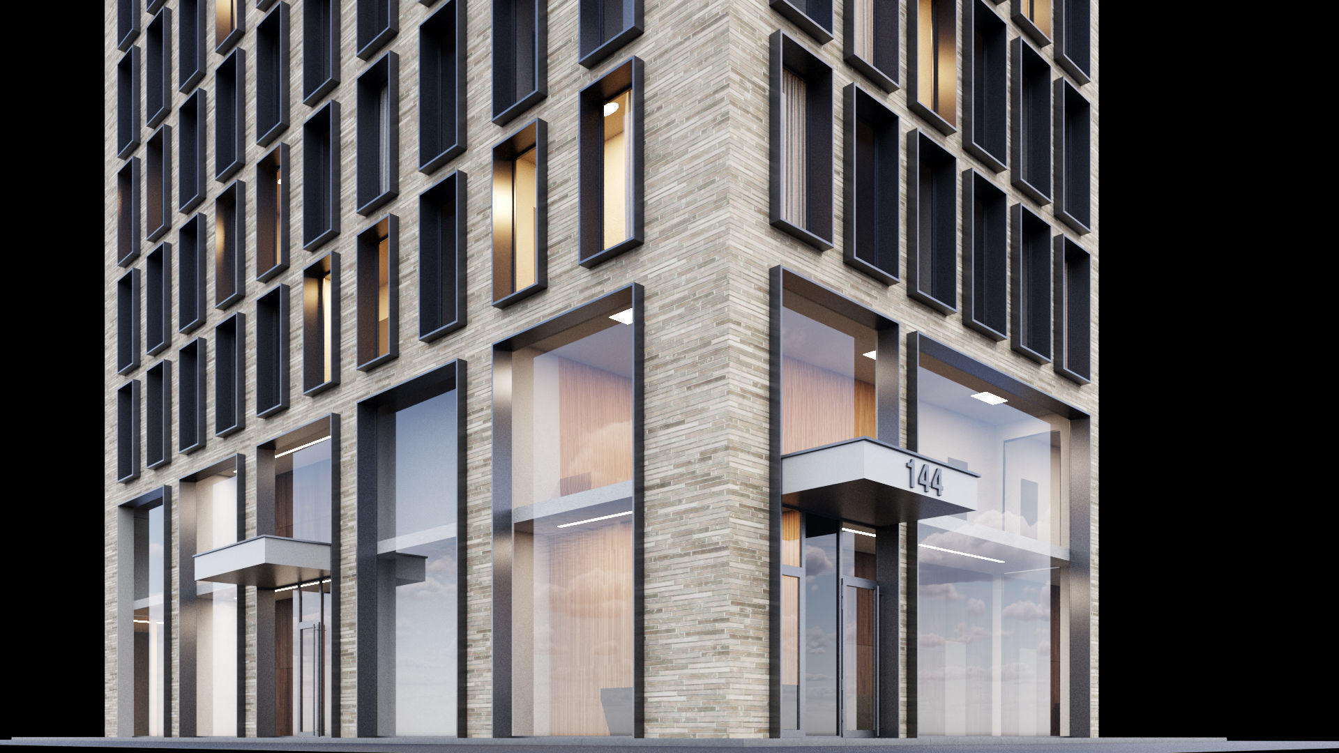 Building set 2 3D Model Collection_7