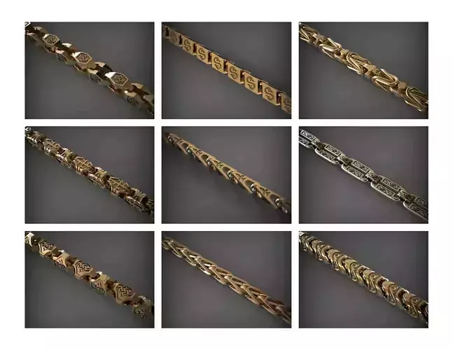 100 Plain Chai Braslate All 3DM