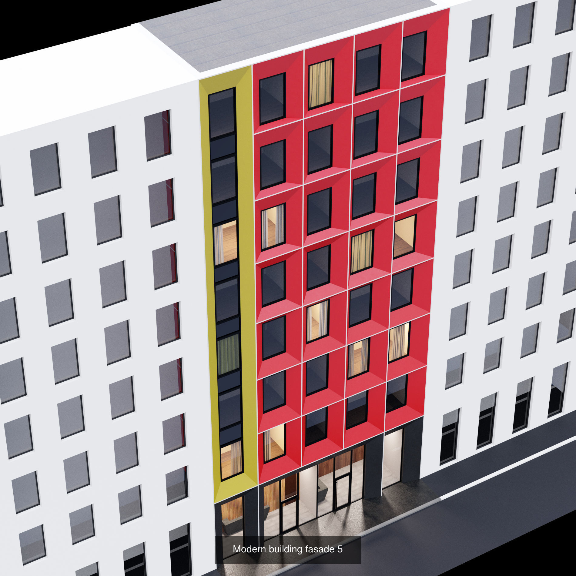  Building set 4 3D Model Collection_1