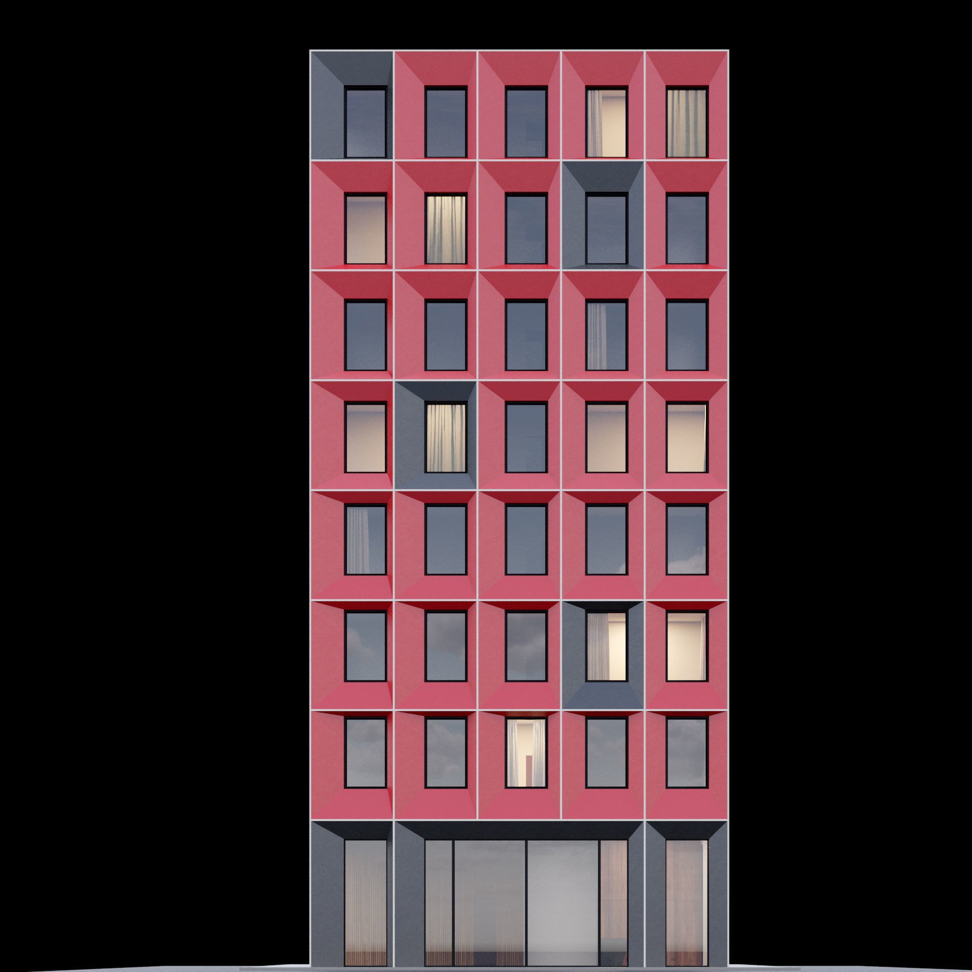  Building set 4 3D Model Collection_8