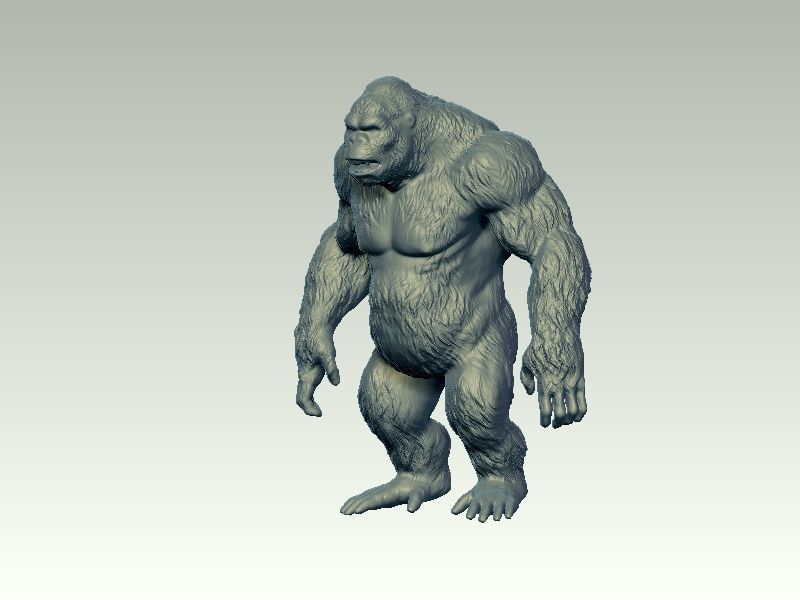 King Kong skull island statue - 3D print 3D print model_2