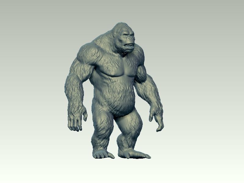 King Kong skull island statue - 3D print 3D print model_1