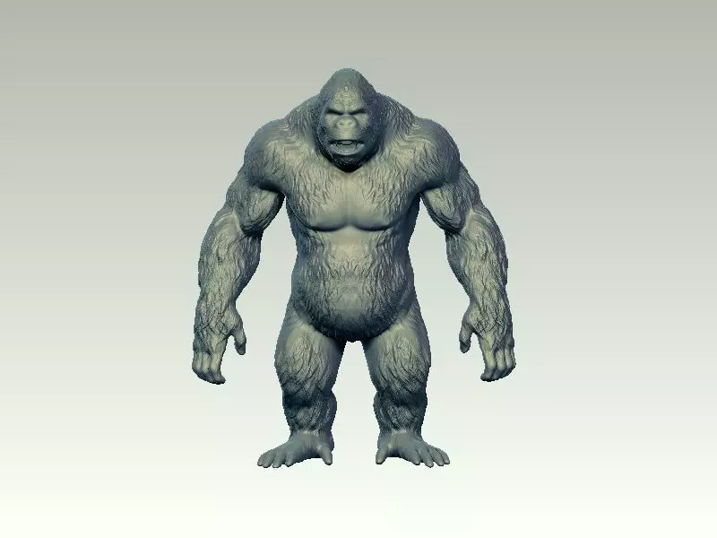 King Kong skull island statue - 3D print 3D print model_0