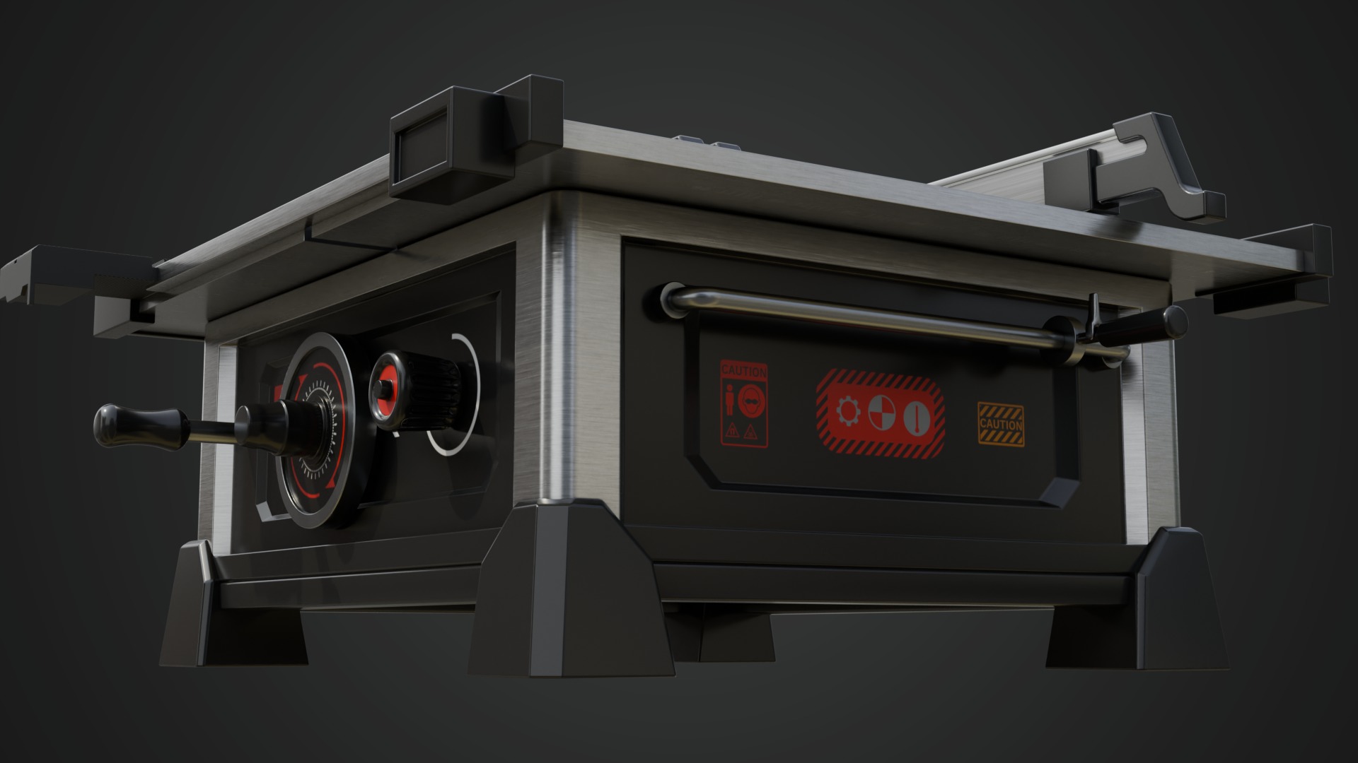 Table Saw 3D model_7