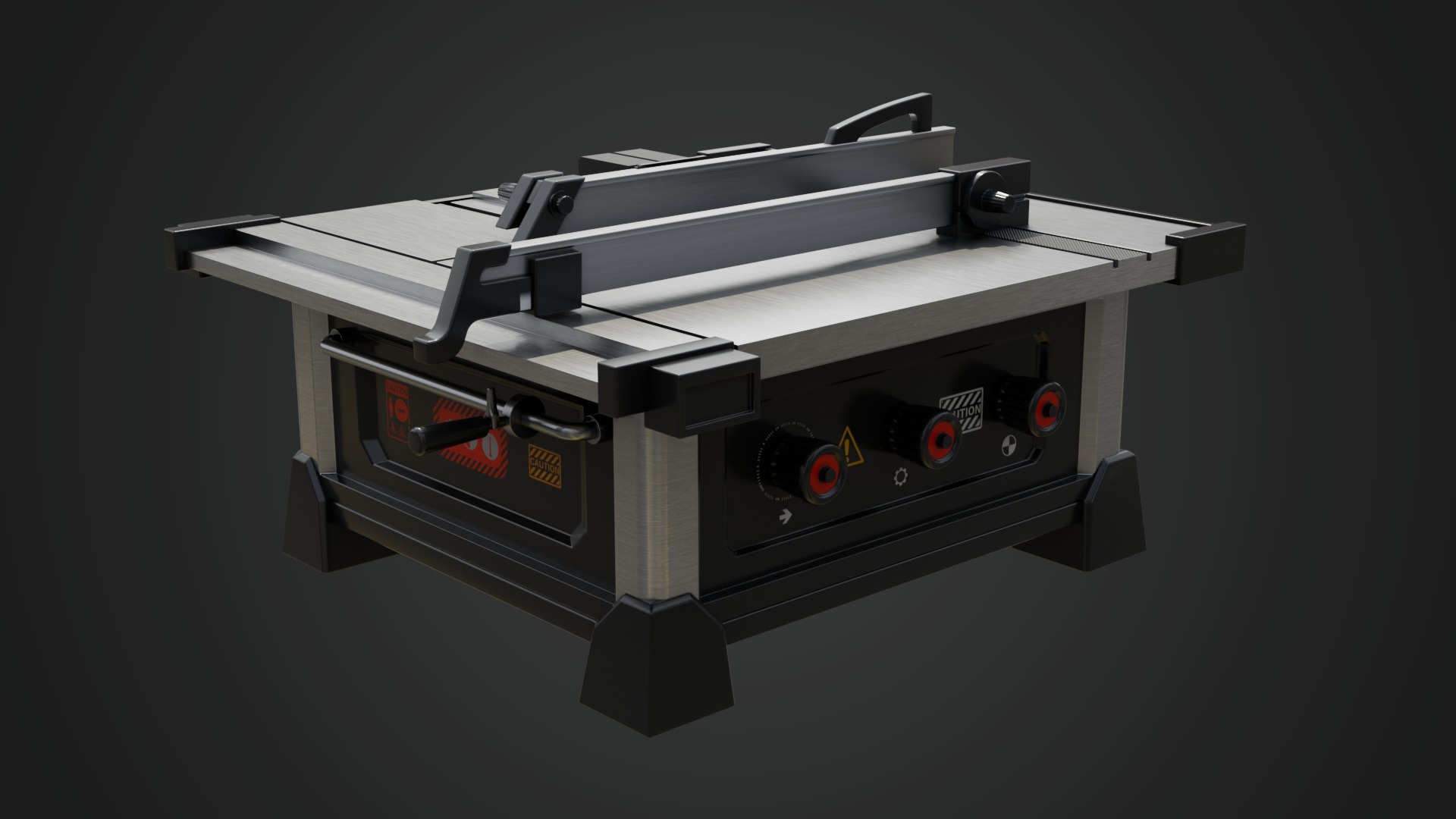 Table Saw 3D model_4