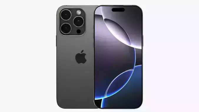 iPhone 16 Pro Max 3D model