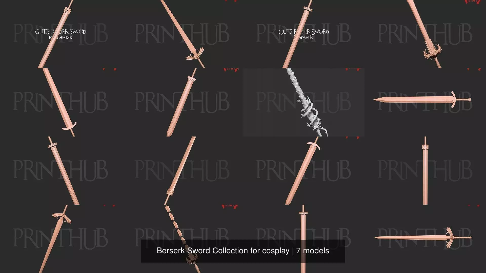 Berserk Sword Collection for cosplay _0