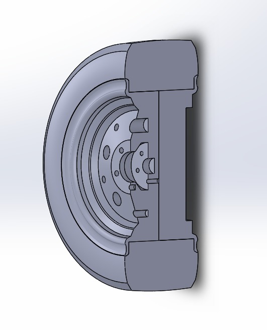 Toy car wheel 3D model_1