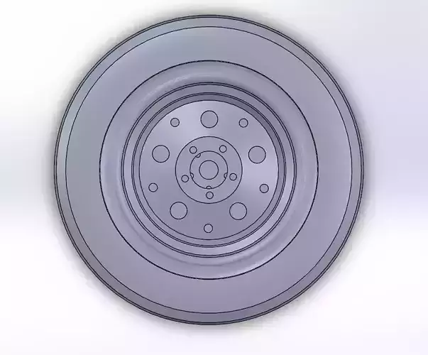 Toy car wheel