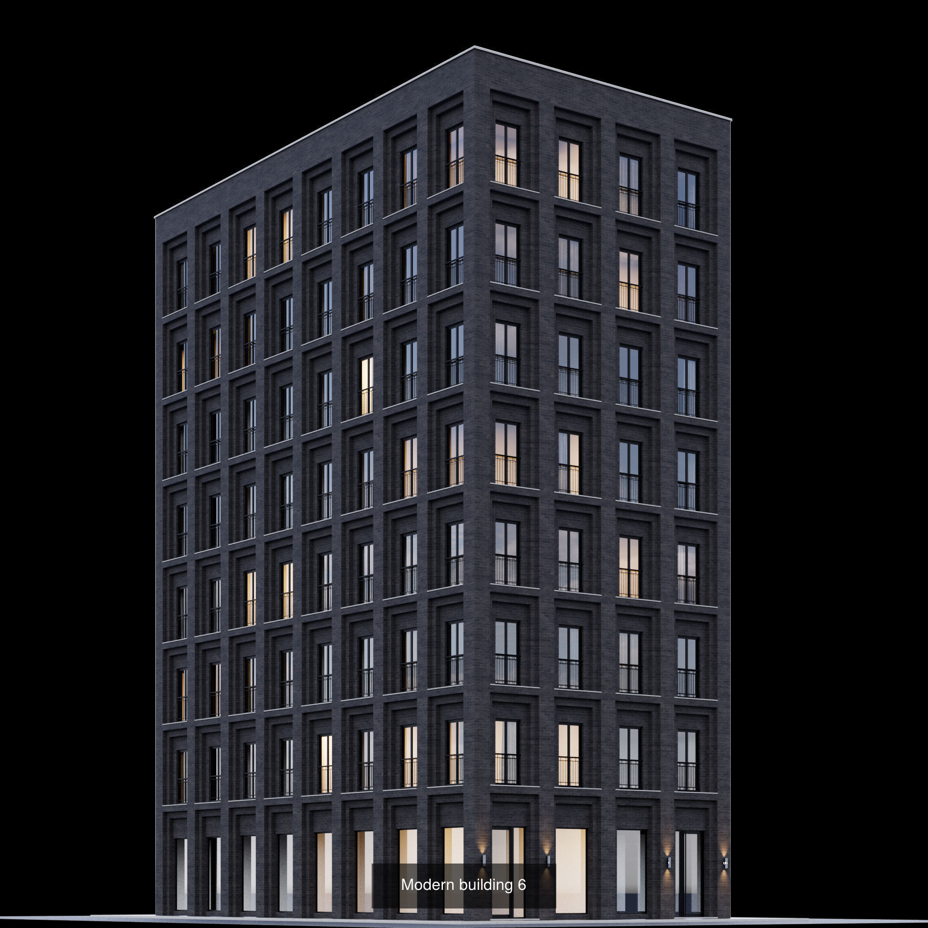 Building set full set 3D Model Collection_5