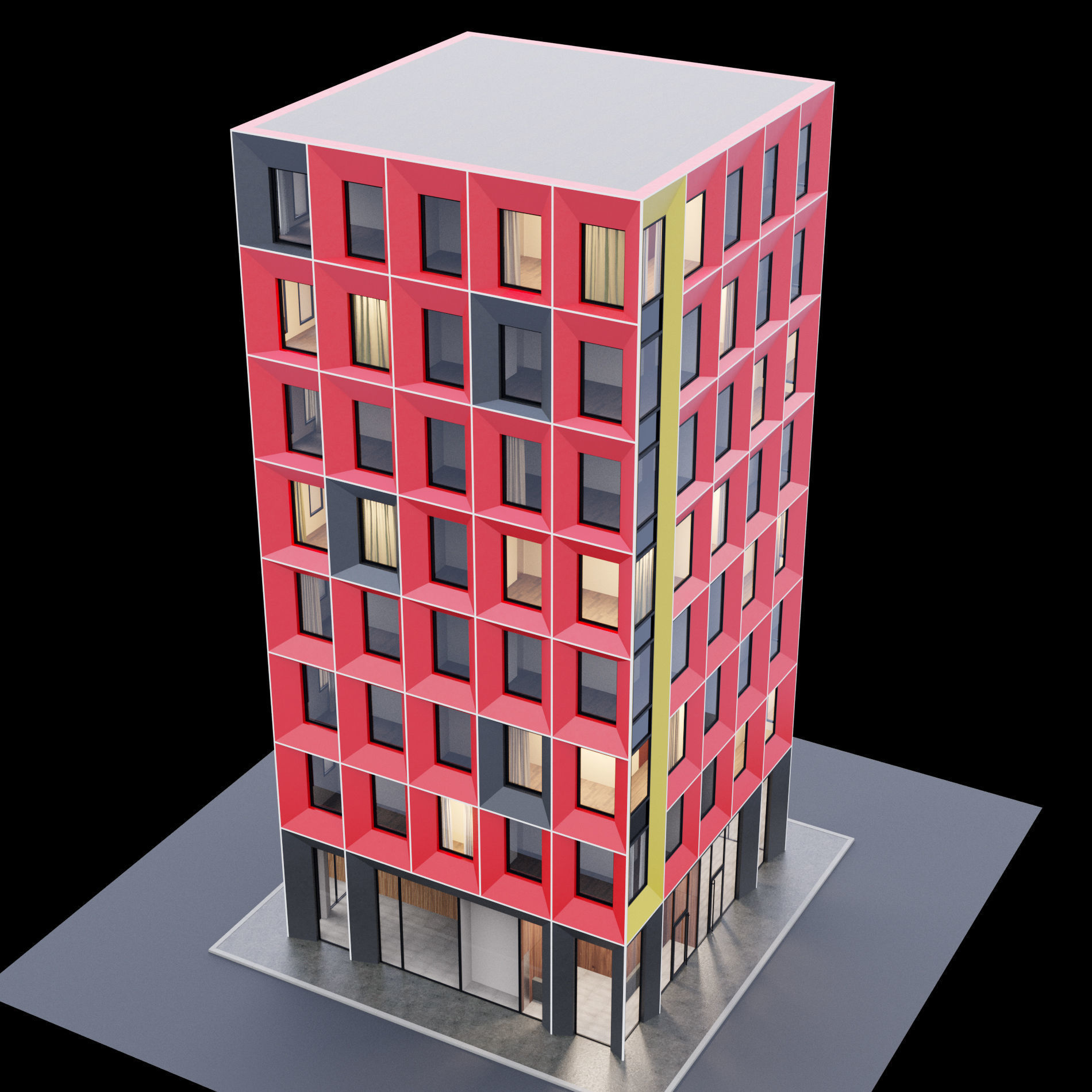 Building set full set 3D Model Collection_9