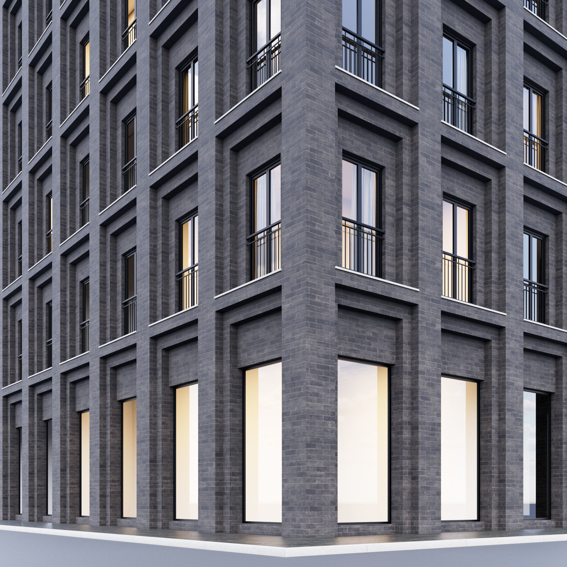 Building set full set 3D Model Collection_30