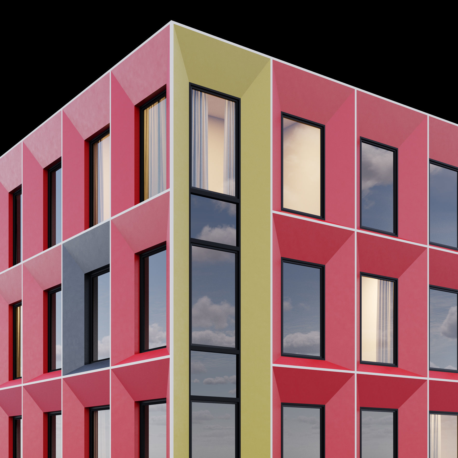 Building set full set 3D Model Collection_14