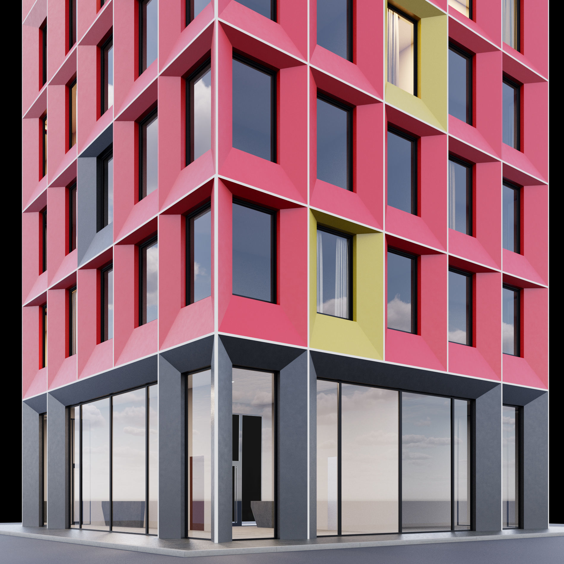 Building set full set 3D Model Collection_21