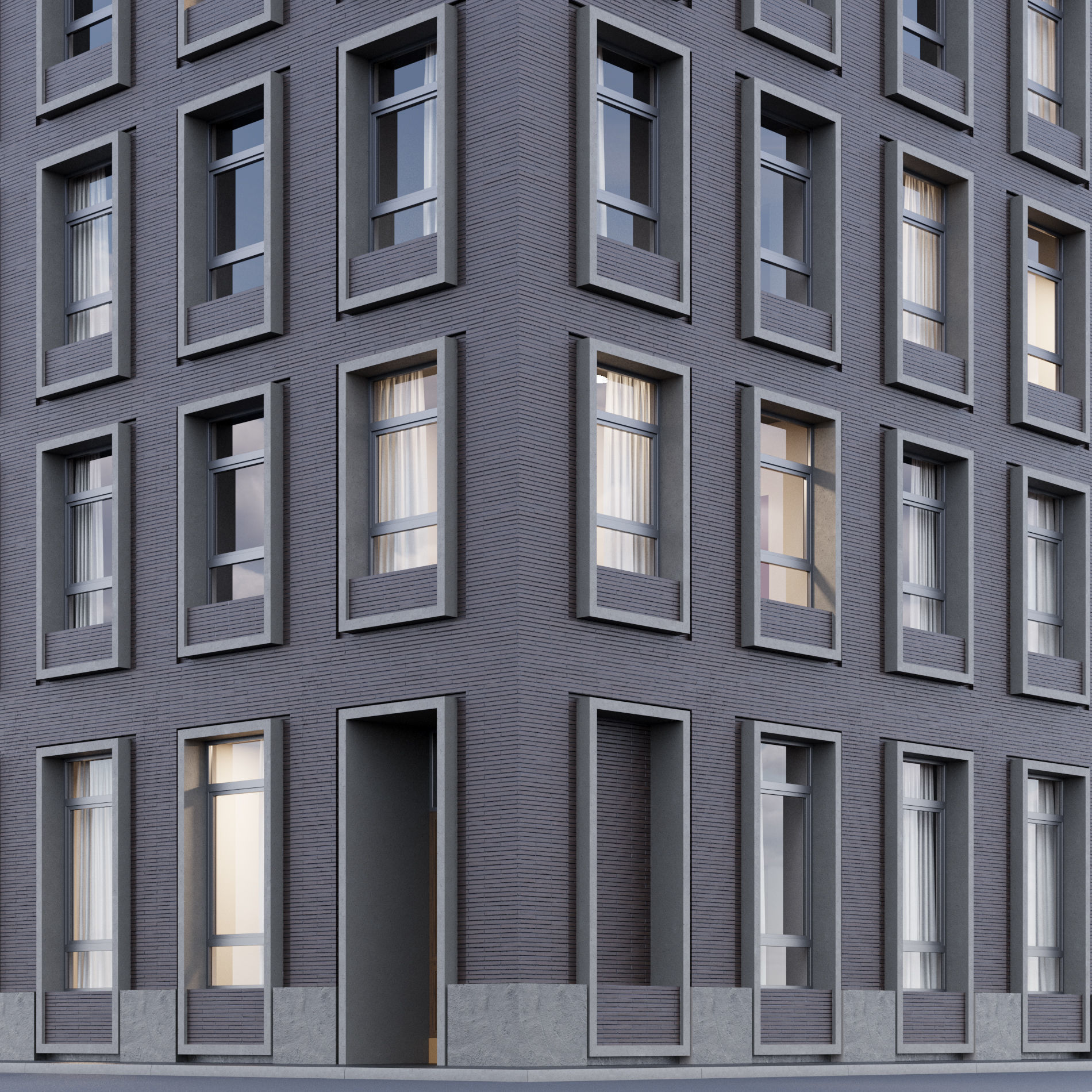 Building set full set 3D Model Collection_29