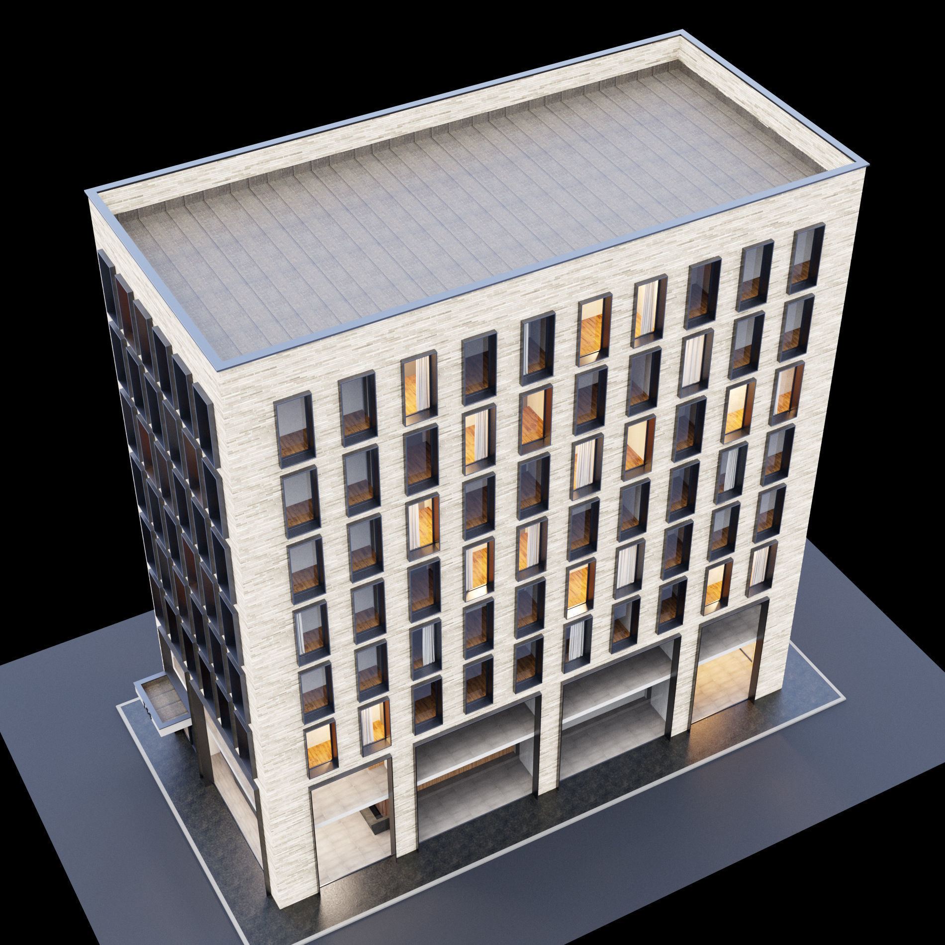 Building set full set 3D Model Collection_18